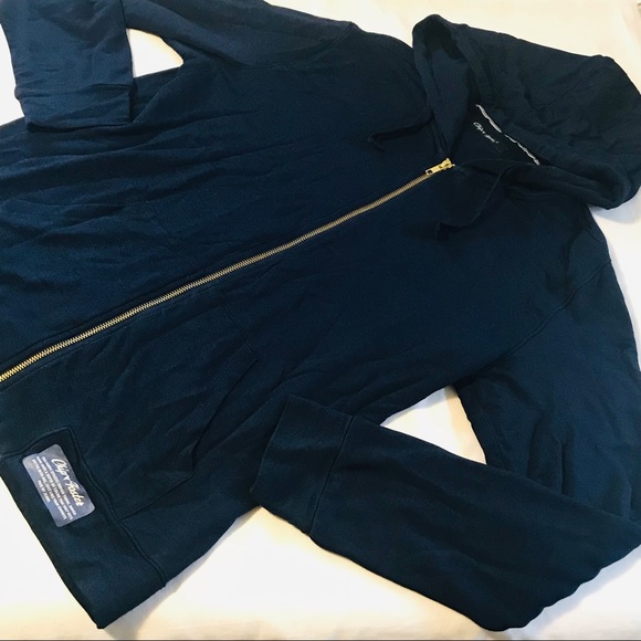 Chip Foster Navy Full Zip Hoodie - Picture 2 of 6